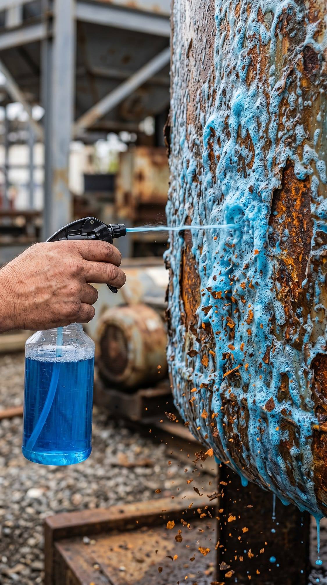 Hand Spraying rust cleaning #fyp #satisfying | Exparts Minds | Facebook