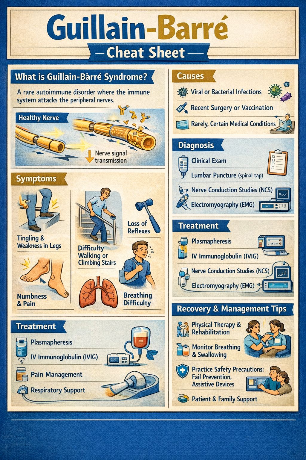 nursing - 🦵 For Guillain-Barré Syndrome (GBS) Cheat Sheet Ascending ...