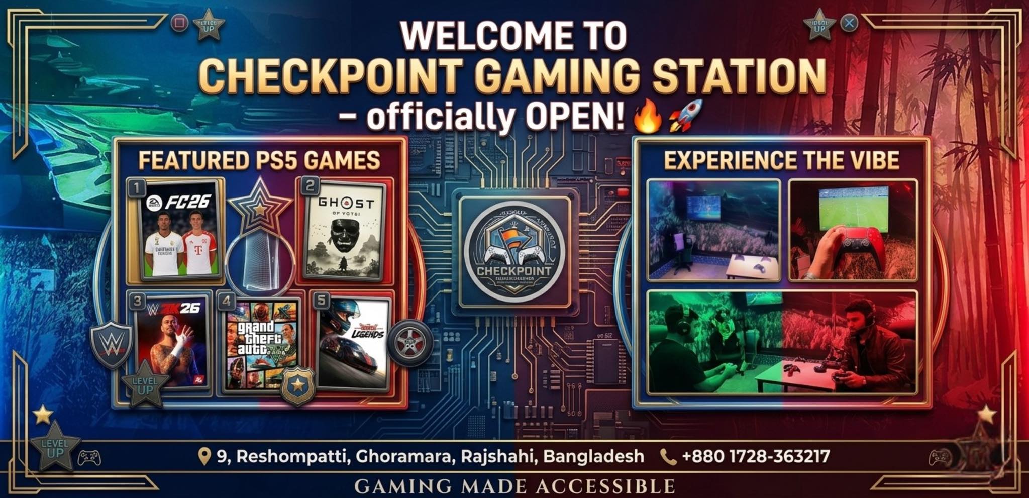 Checkpoint Gaming Station | Rajshahi