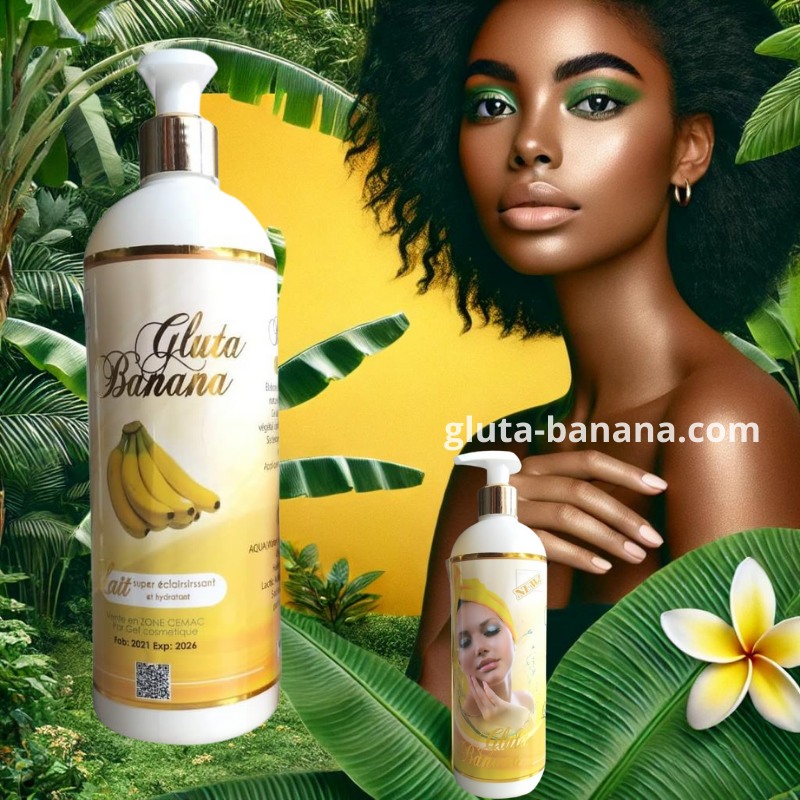 Set De Soin Gluta Banana - Crème éclaircissante Et Nourrissante - Neuf
