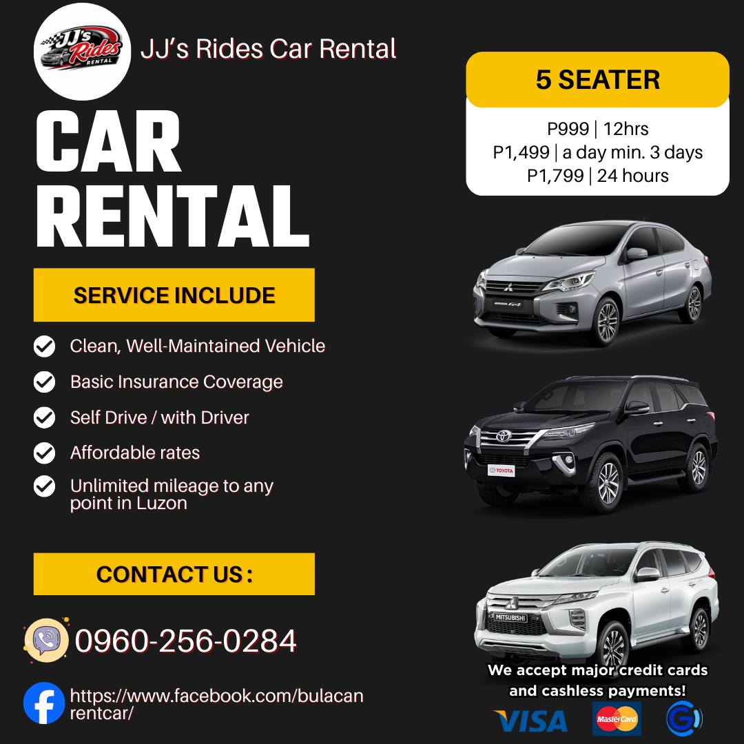 JJ's Rides Car Rental - Bulacan