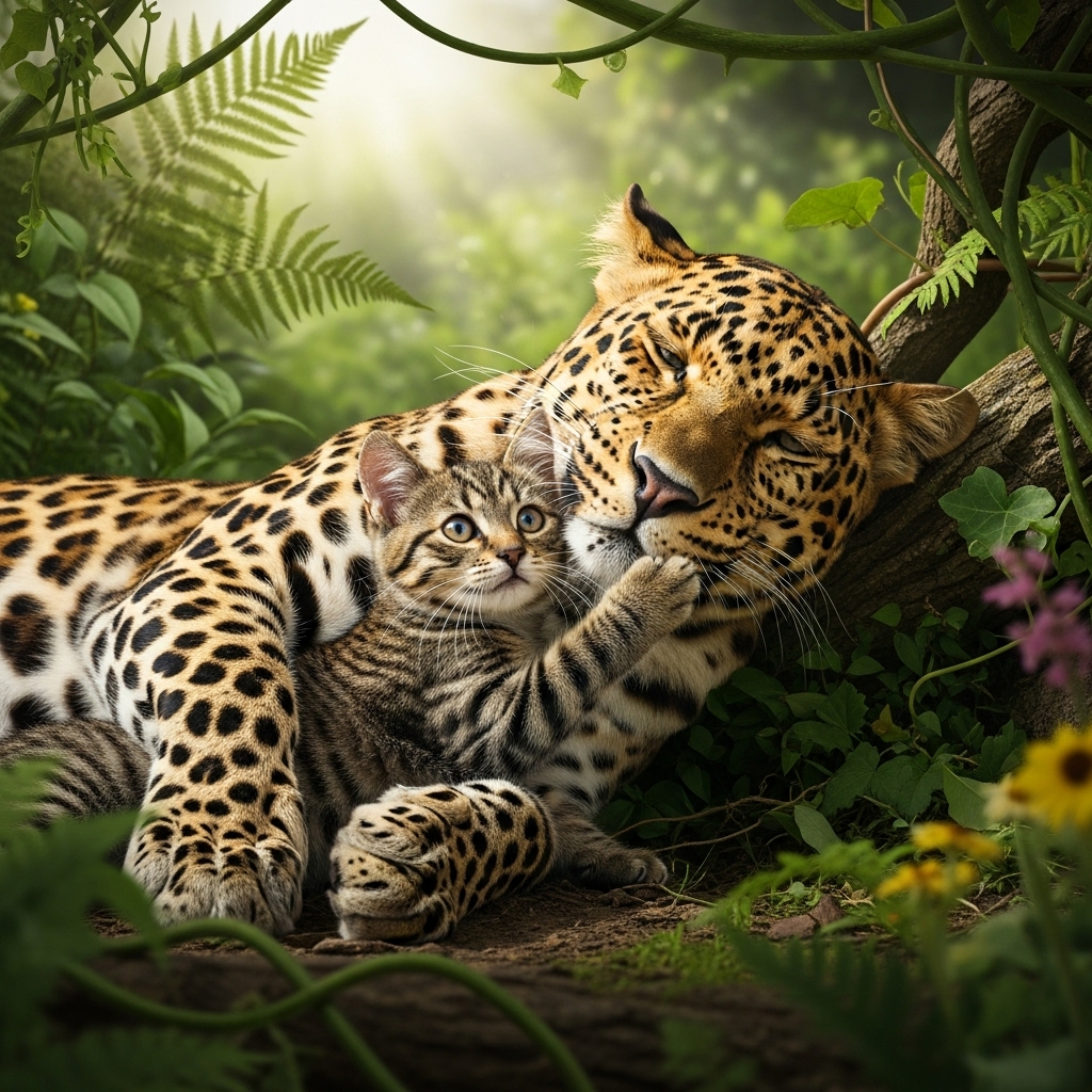 A cold night… a sleeping ranger… and a tiny wild cub searching for ...