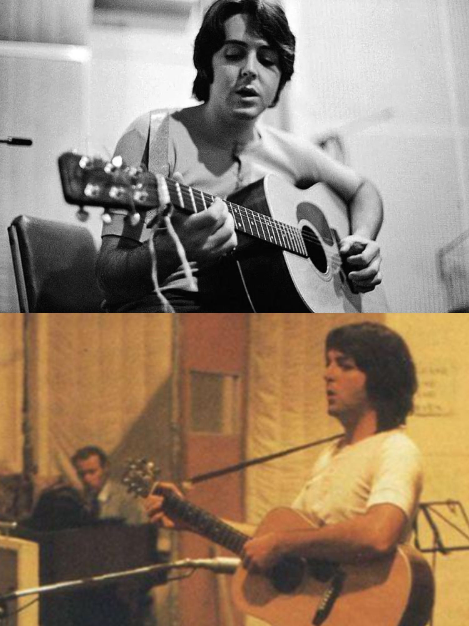 Paul McCartney records 