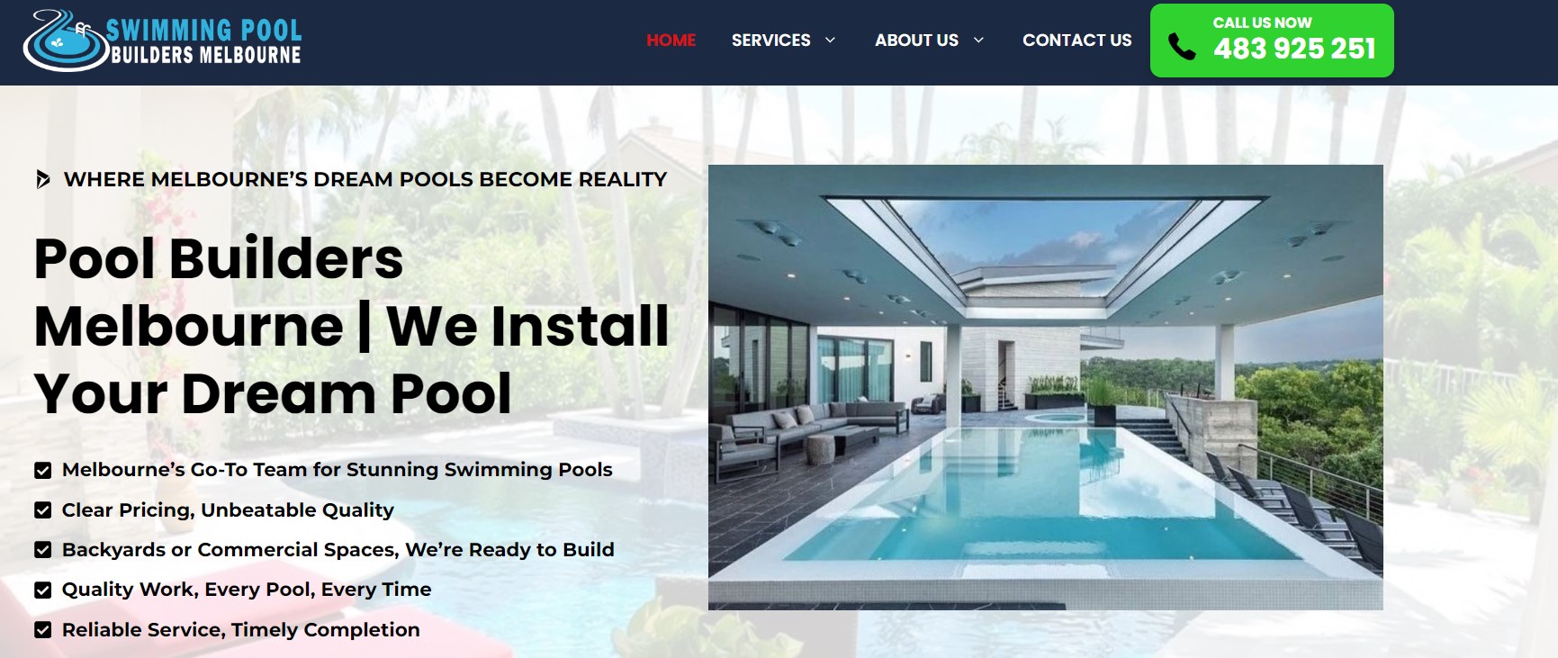 Swimming Pool Builders Melbourne | Melbourne VIC