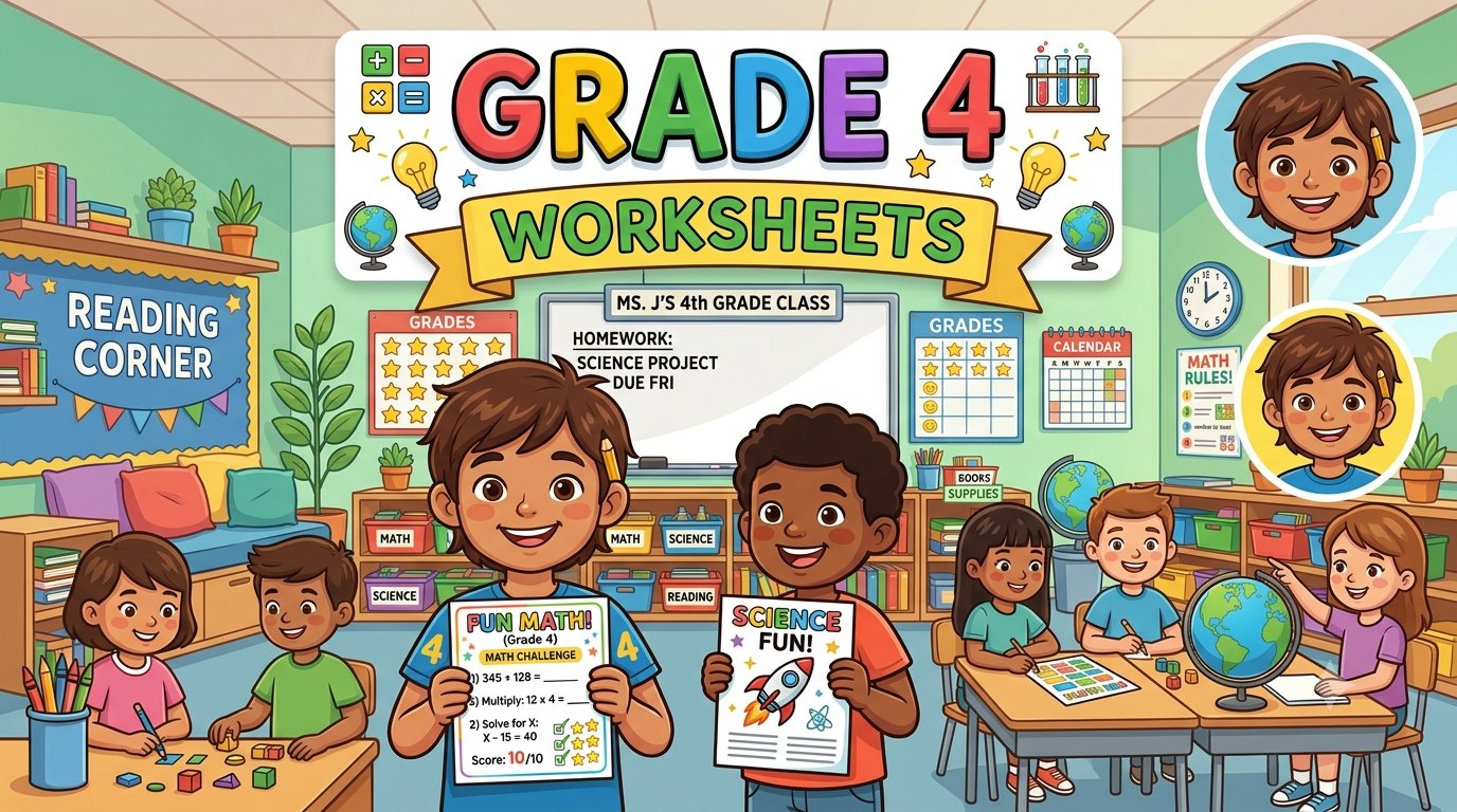 Grade 4 Worksheet