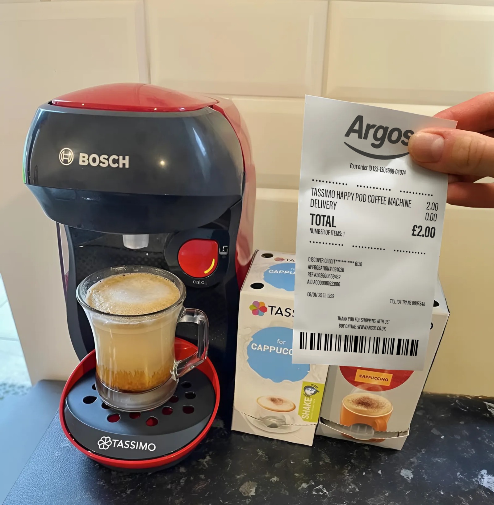 Dosettes Tassimo Bosch Machine à Café Tassimo HAPPY 3 Packs De T