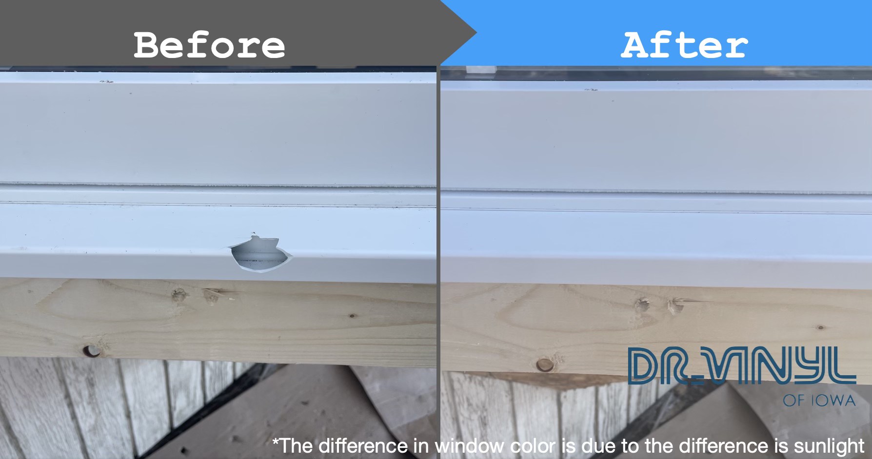 Iowa - Here's the story of a successful window frame repair. The ...