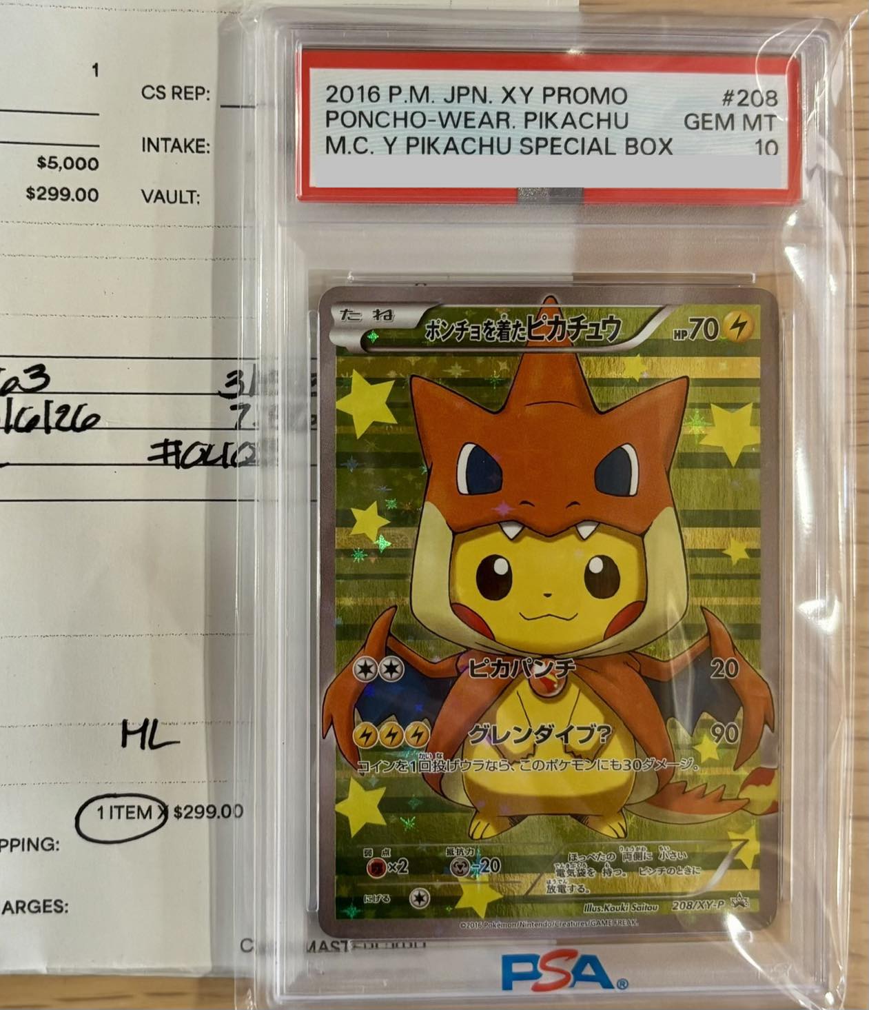 Pikachu from Pokémon Day 2026 box gets graded by PSA