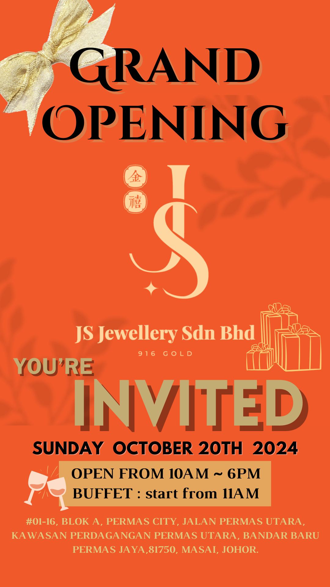 JS Jewellery - JS JEWELLERY GRAND OPENING🥳🎊🎉 Harga PROMO... | Facebook