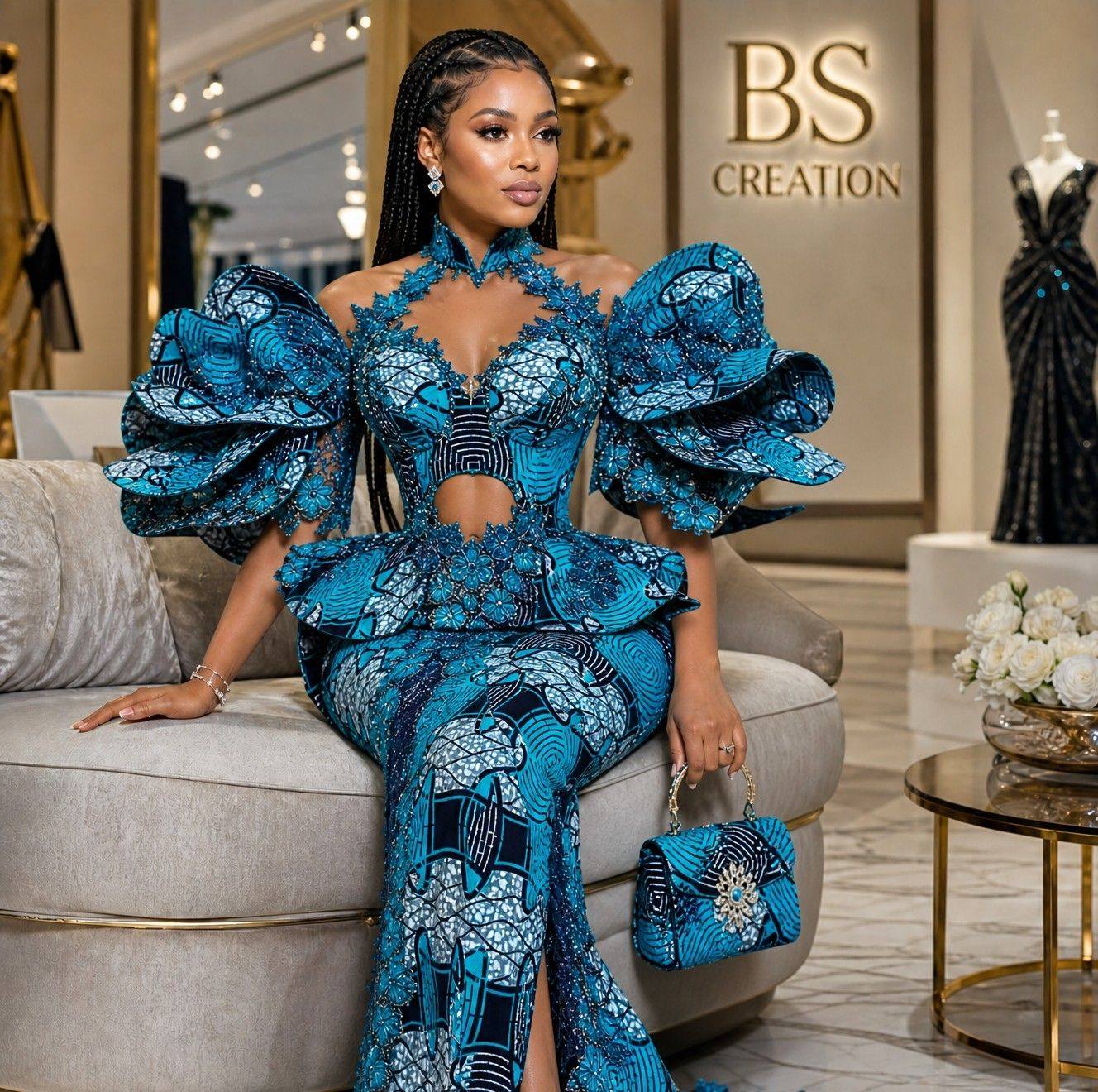 beautiful ladies dress design Best Designs Every Lady Needs To Try Out ☺ ♥ #africanfashion #africandress #fashion plain color dress designs