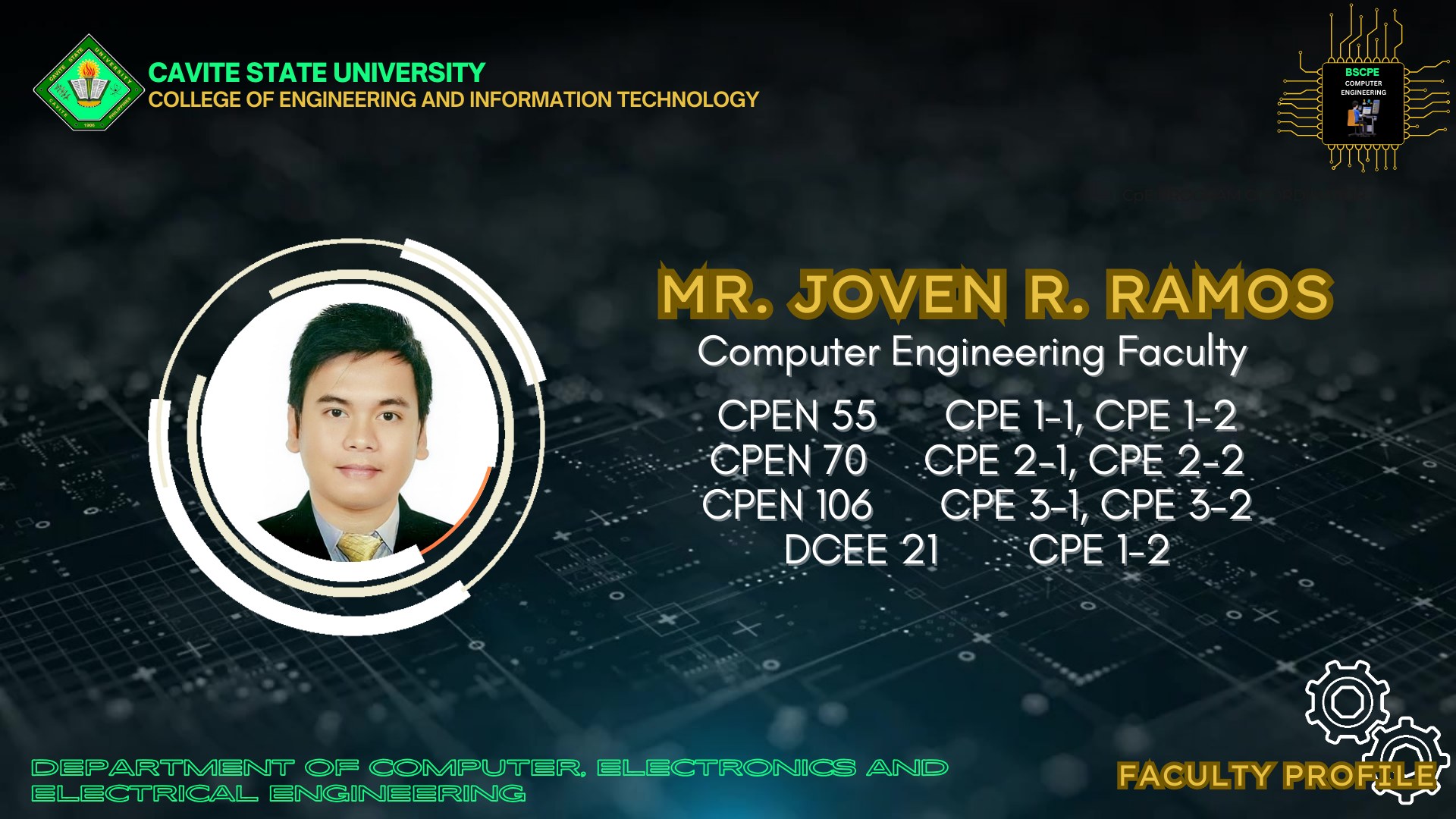 Department of Computer, Electronics and Electrical Engineering - CEIT ...