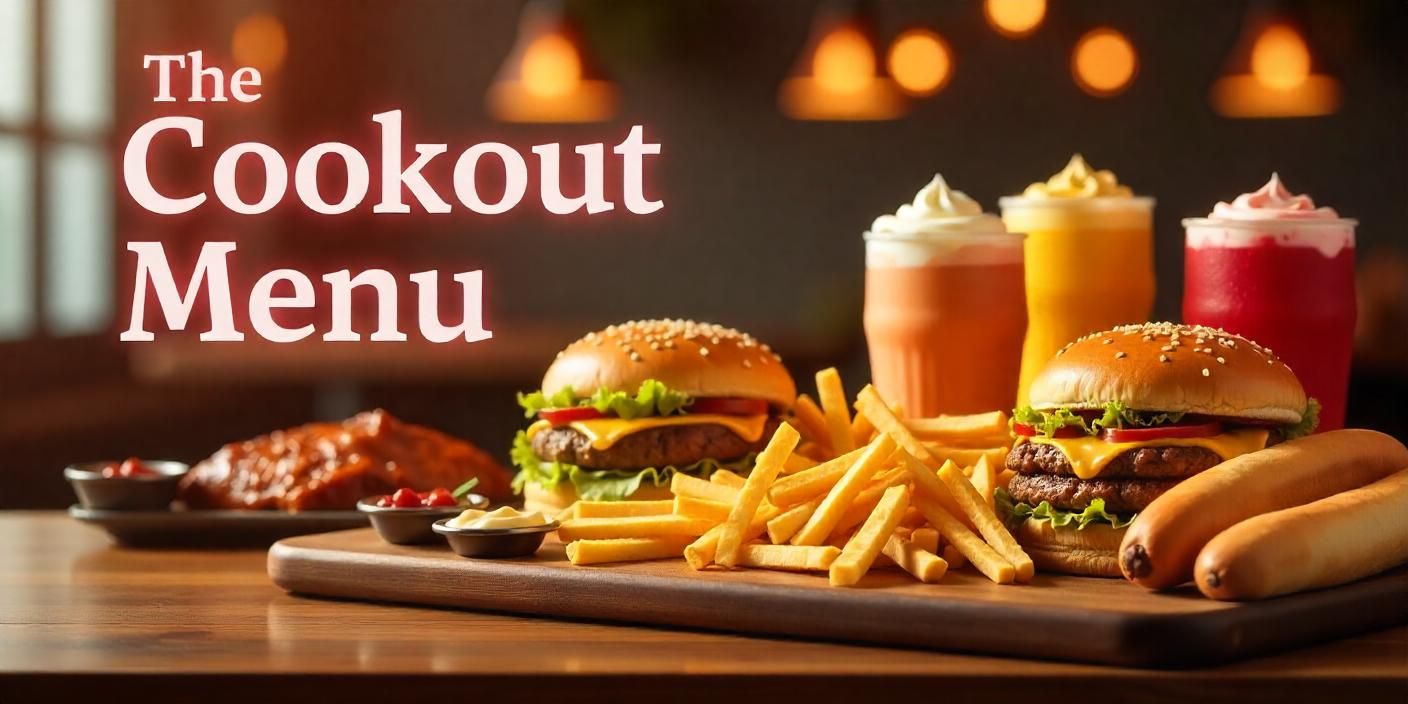 The Cookout Menu | Charlotte NC