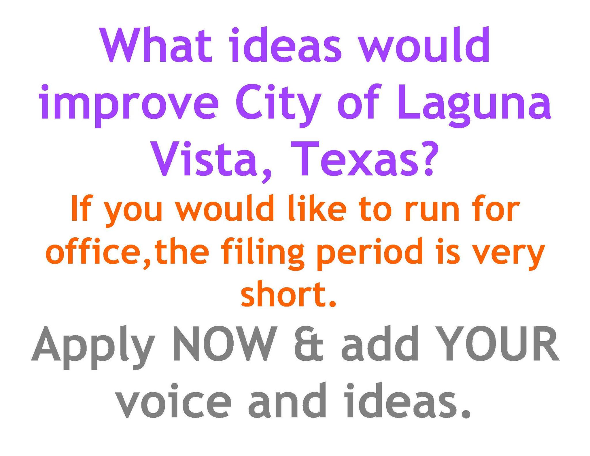 Laguna Vista, Texas Election 2026 | Laguna Vista TX