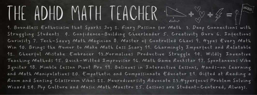 The ADHD Math Teacher