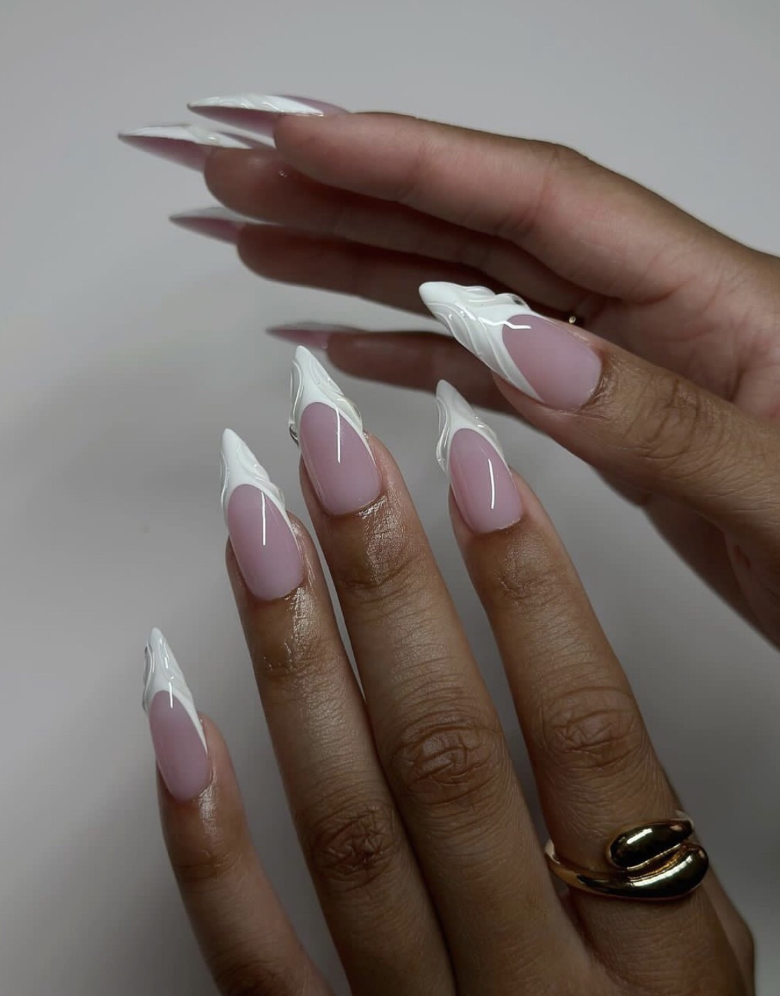 Manicure , pedicure and Russian gel French tips Sen a Dm to book an ...