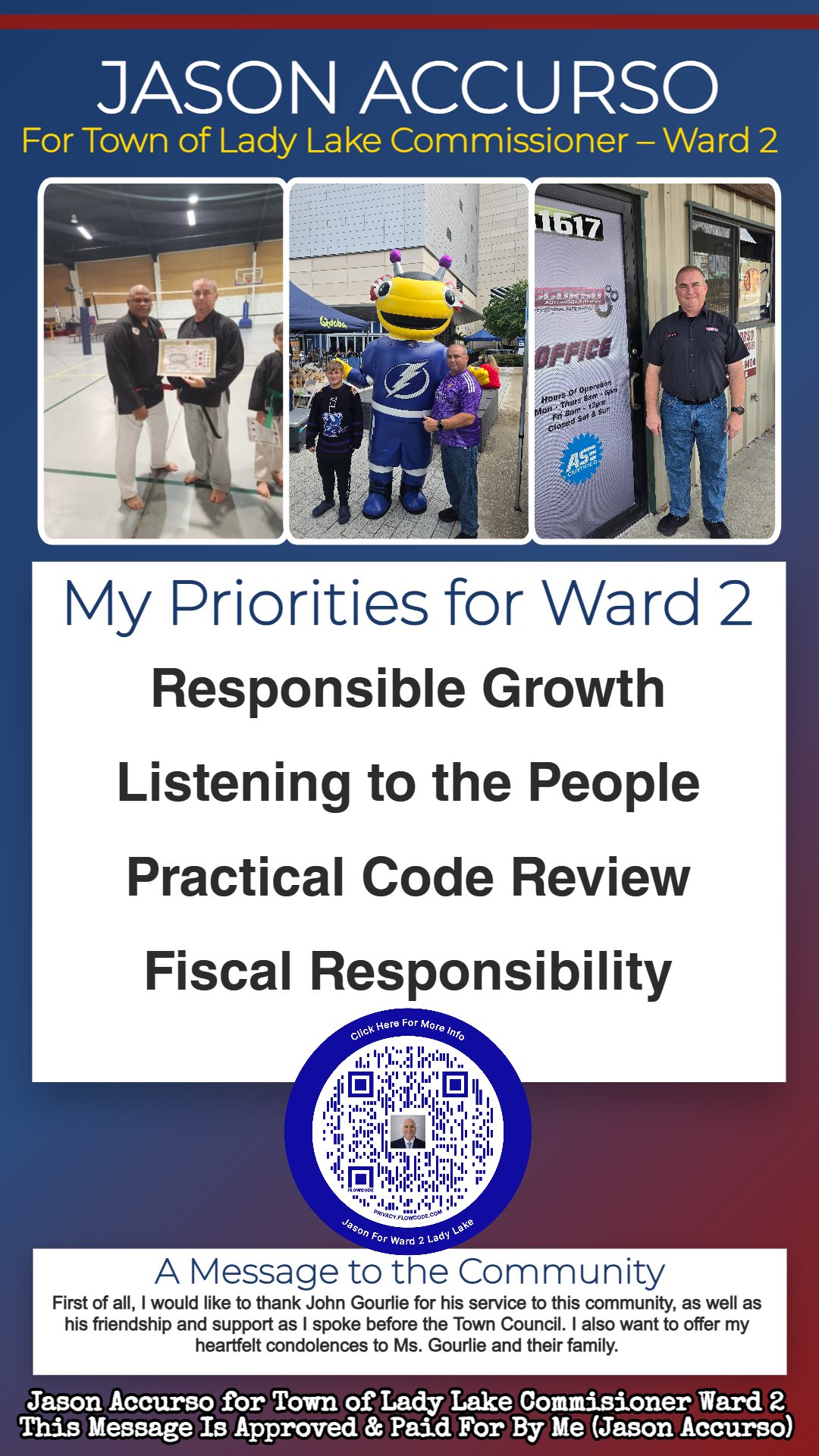 Jason Accurso For Lady Lake Commissioner Ward 2 | Lady Lake FL