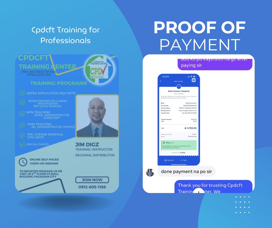 Training &... - Training & Promotion for Professionals