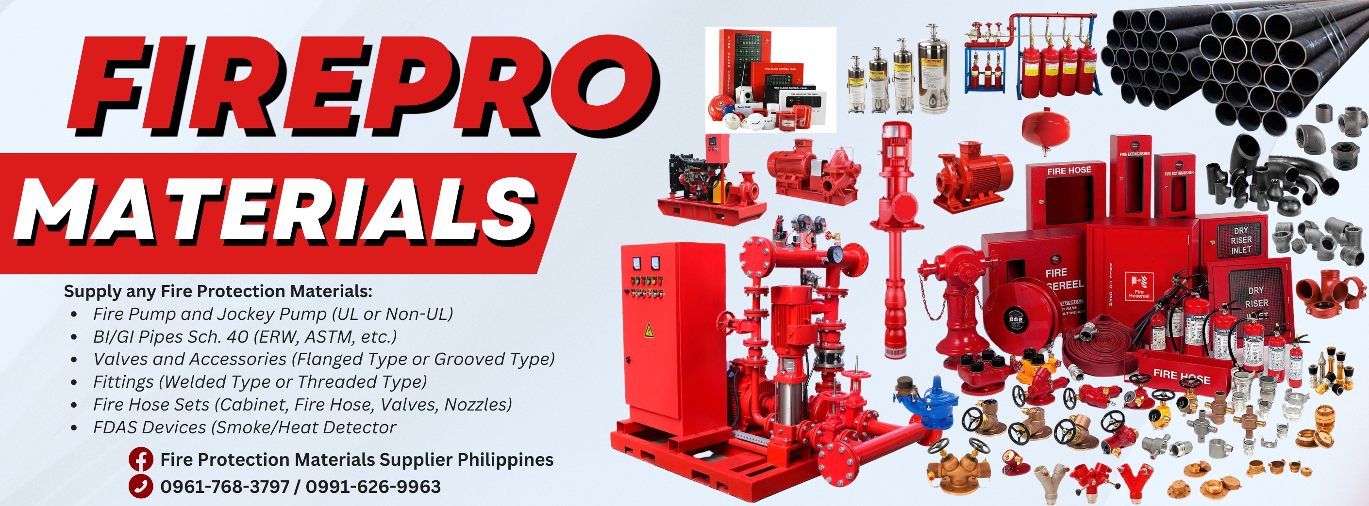 Fire Protection Materials Supplier Philippines | Pandi