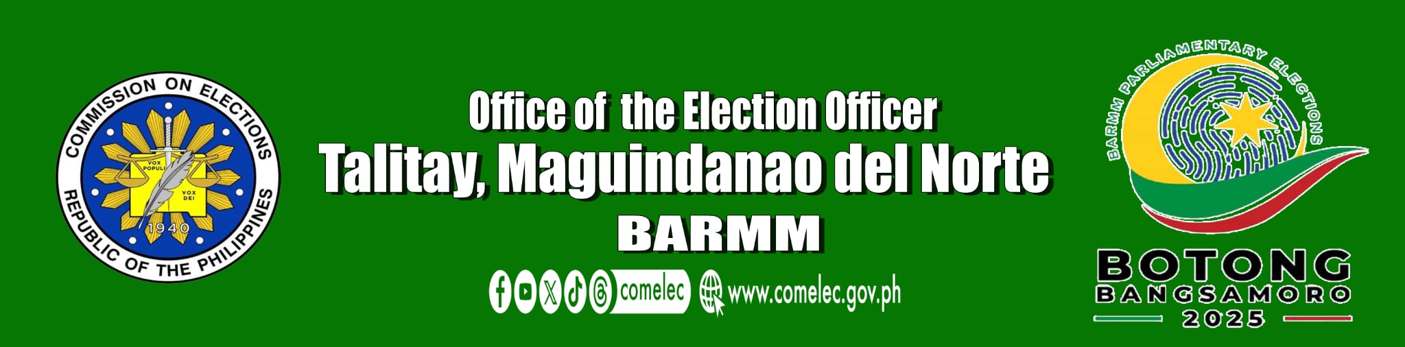 COMELEC Talitay, Maguindanao del Norte