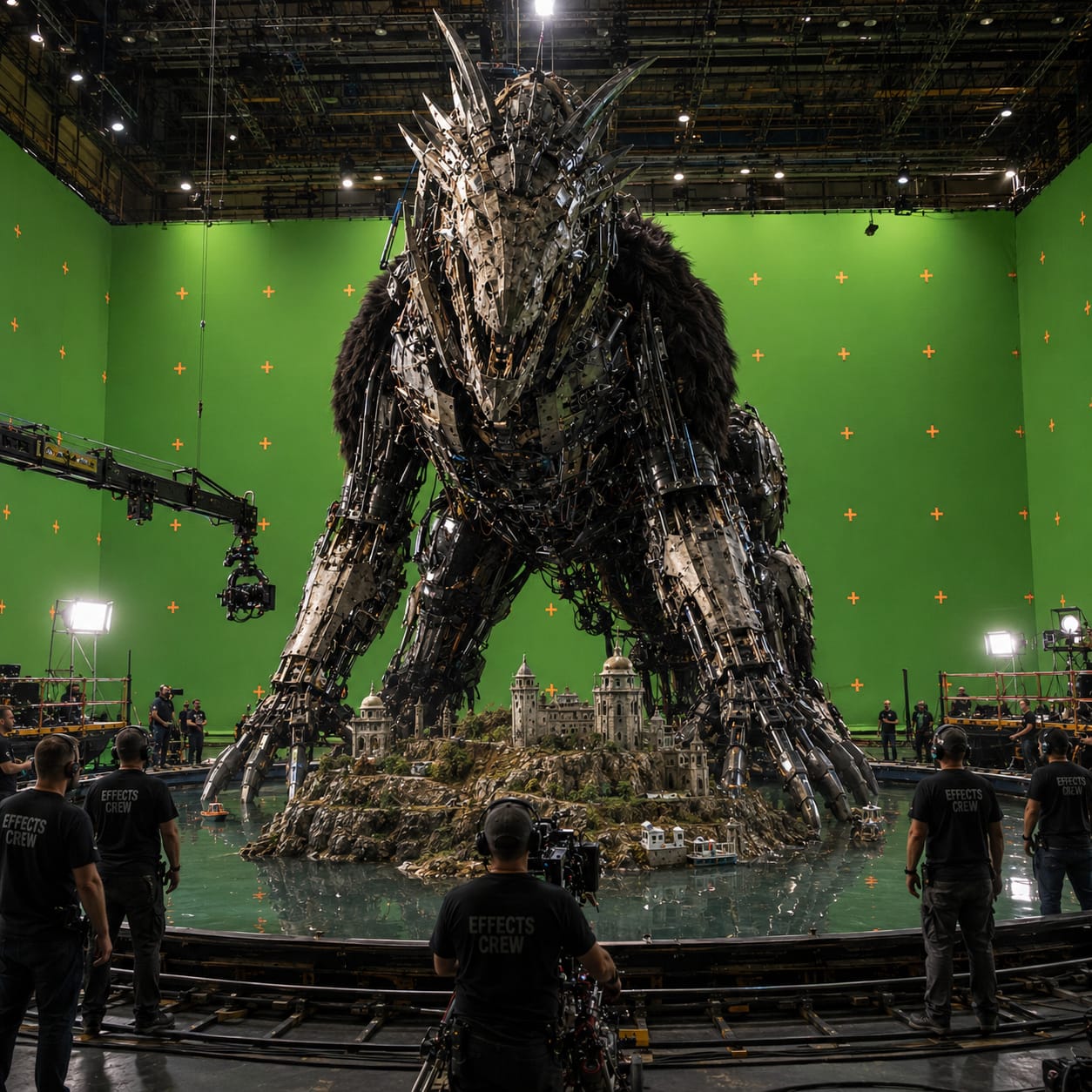 They made a 50-foot MECHA TITAN… using a 5 foot robot puppet and a ...