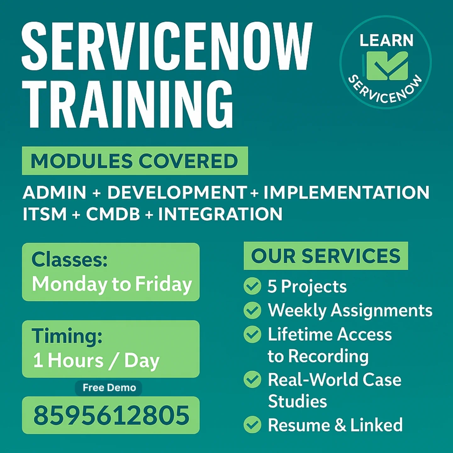 Learn ServiceNow | Delhi