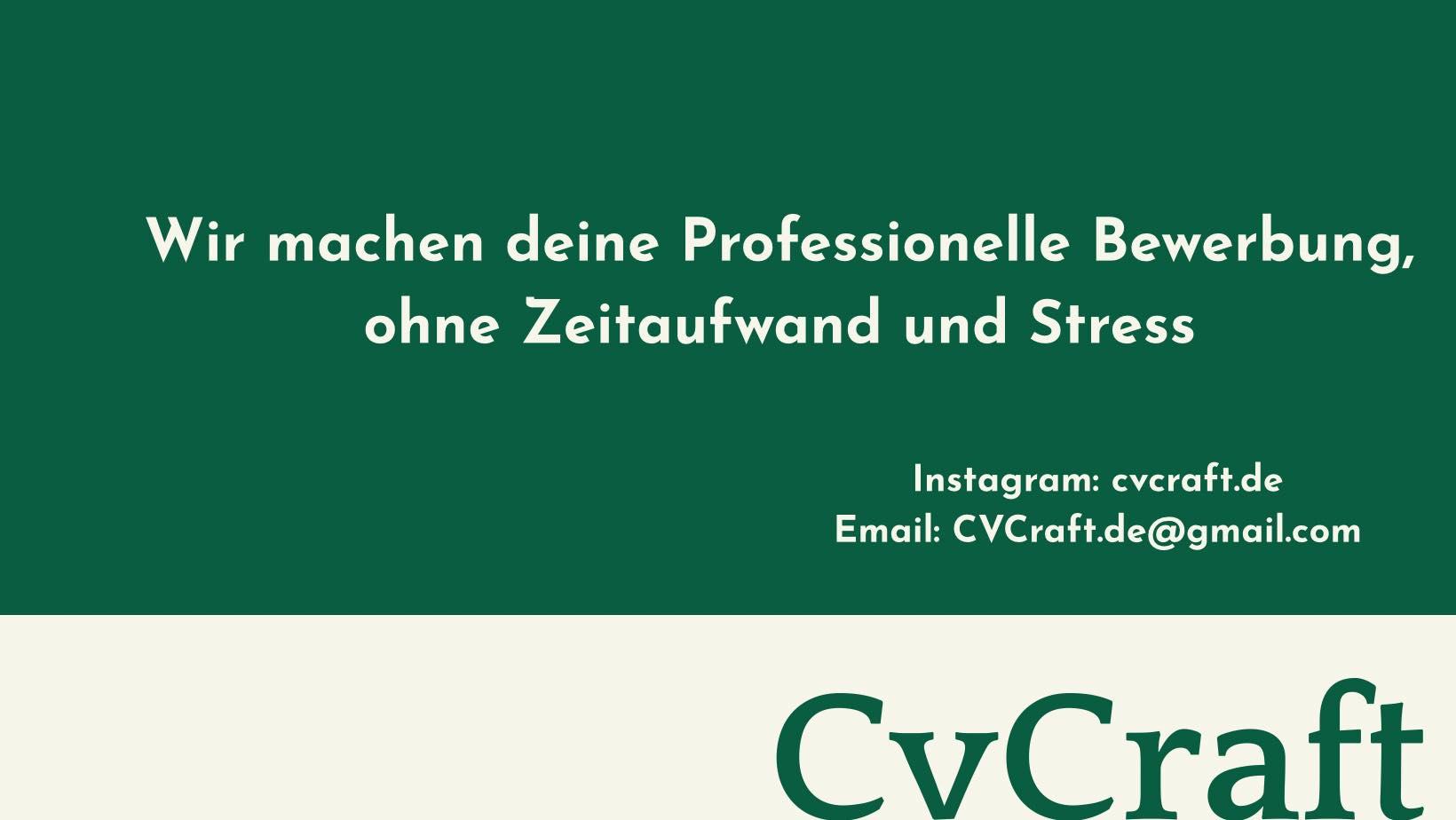 Cv Craft