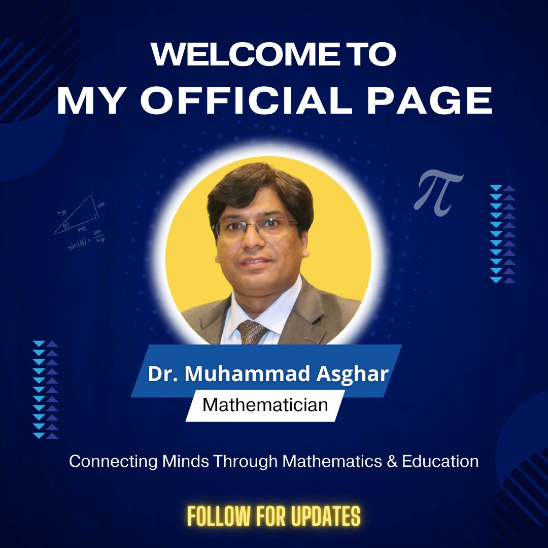 Dr. Muhammad Asghar - Mathematician & Educator | Bahawalpur