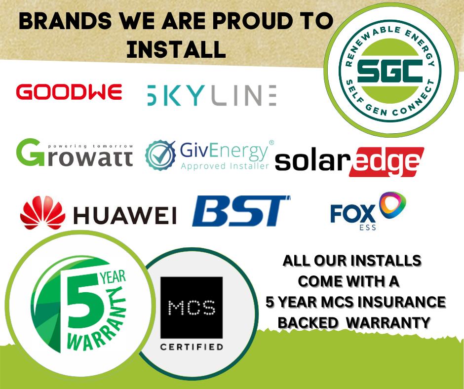 All our installations are fitted to the... - Self Gen Connect