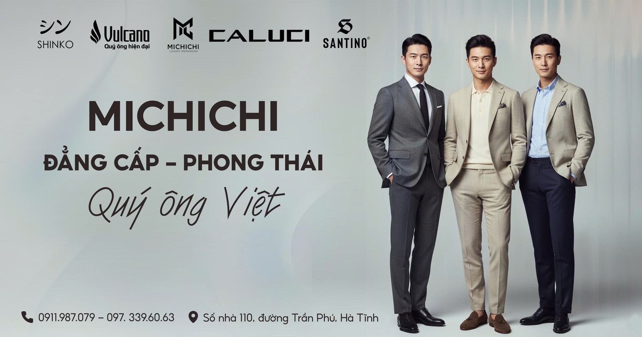 Thời trang nam công sở Michichi | Ha Tinh