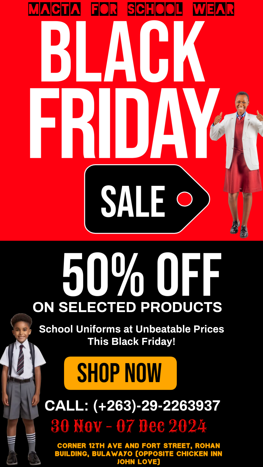 Macta for School Wear | Bulawayo