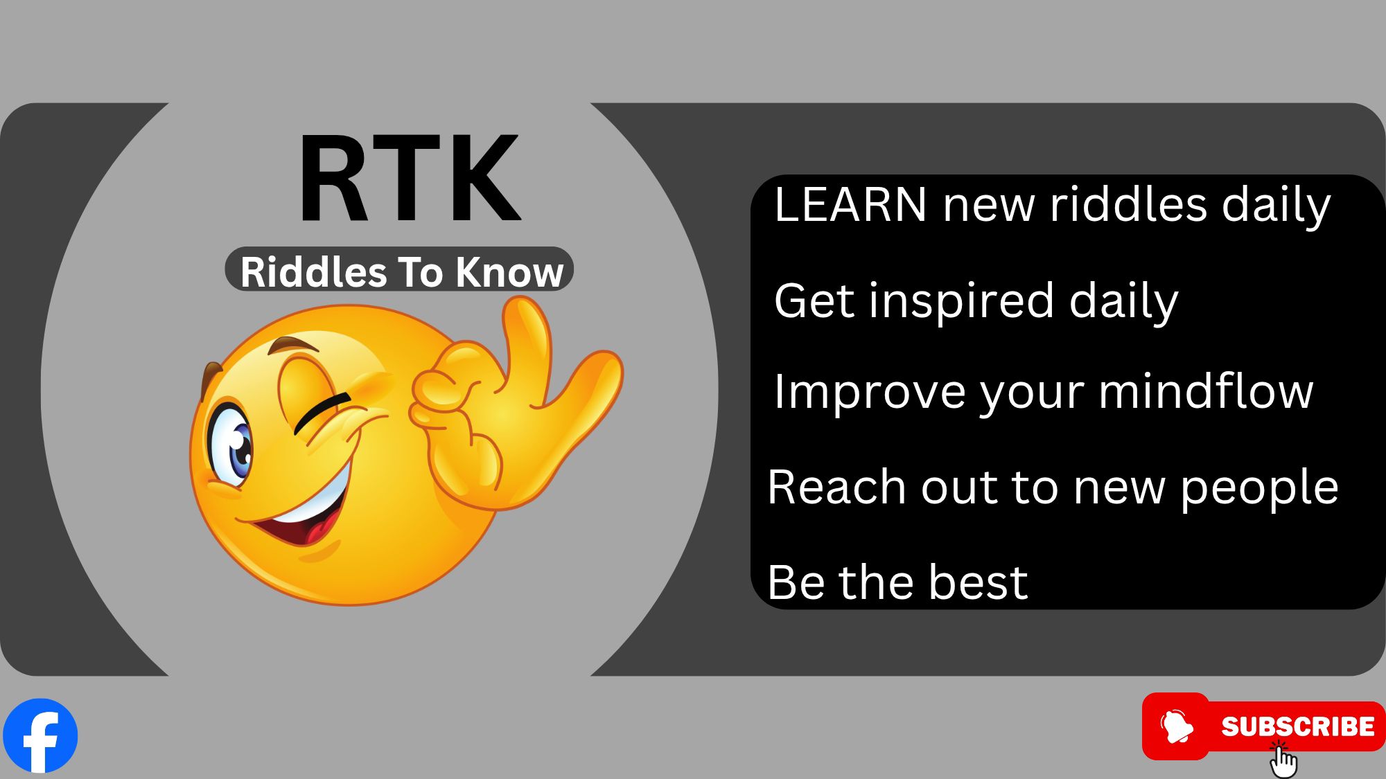 Riddles To Know (RTK) | Facebook