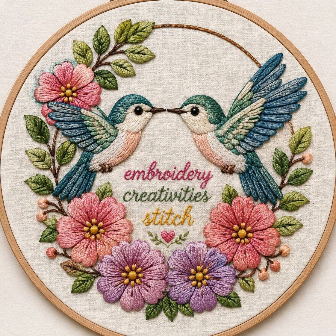 Purple Thread Loop Embroidery Border | Step-by-Step Hand Stitch Design ...