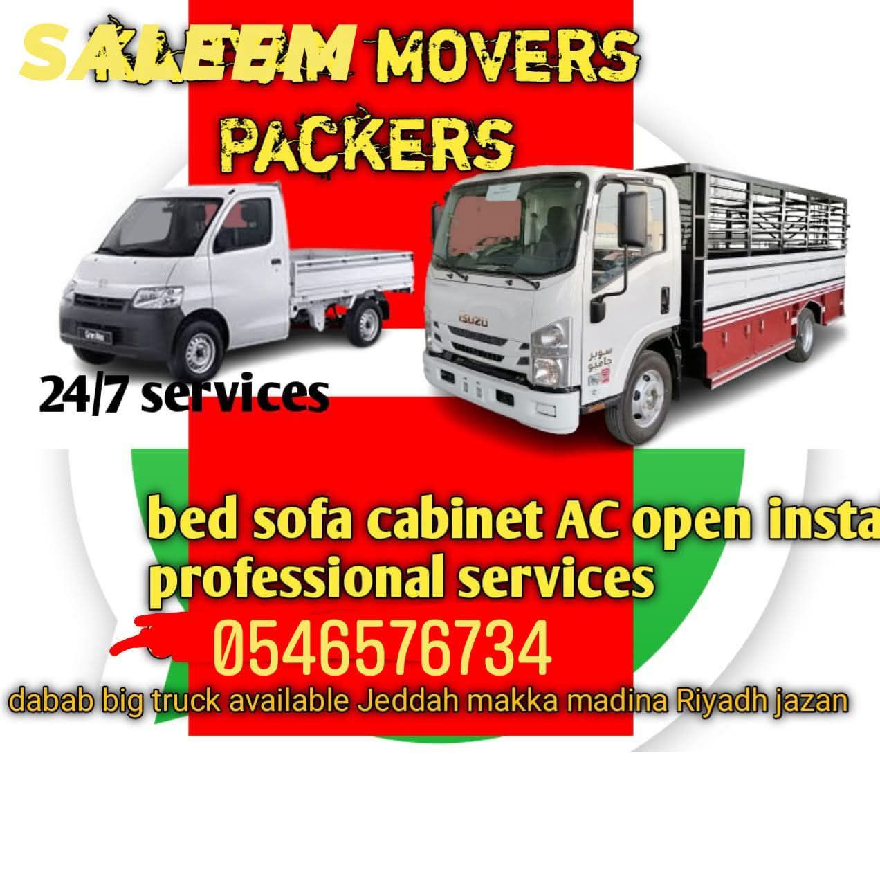 Pakistani movers packers hous shefting and Al Saudi Arabia 0546576734