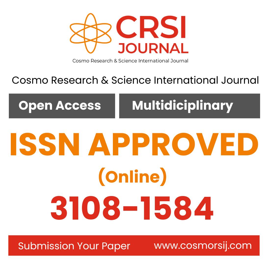 CRSI - We are pleased to share that Cosmo Research and Science ...