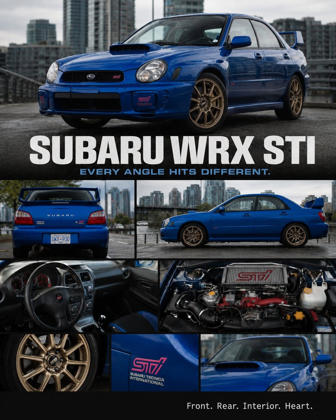 I'd go with the Subaru Impreza STI — personal preference. I know