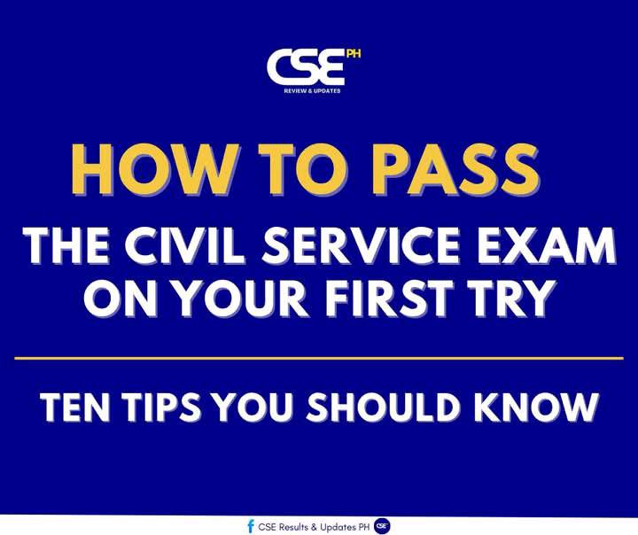 Civil Service Exam 2026 CSE Passers and Exam Updates Philippines | 📌 10 ...