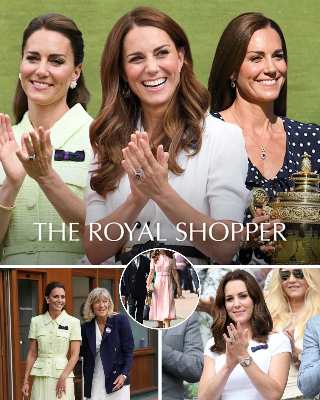 princess kate attended wimbledon 2025 in a white self-portrait dress Princess Kate Middleton Wimbledon 2025 Dress. Self-Portrait white summer  suit with pleated skirt., Kate looks beautiful wearing my favorite London  based brand @mrselfportrait! She wore a similar suite