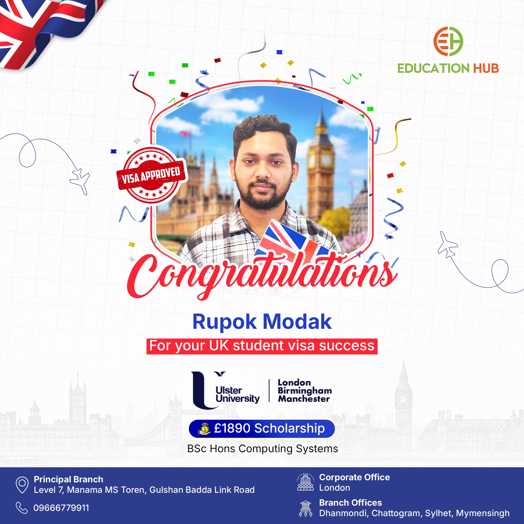 EducationHub - 🎉 UK Student Visa Success! 🇬🇧 Another... | Facebook