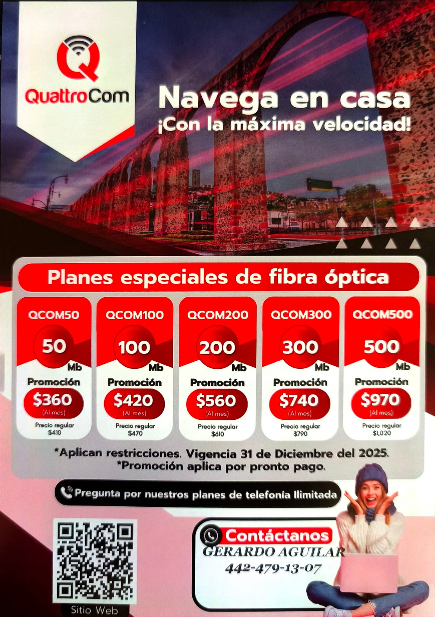 QuattroCom Internet | Querétaro Centro