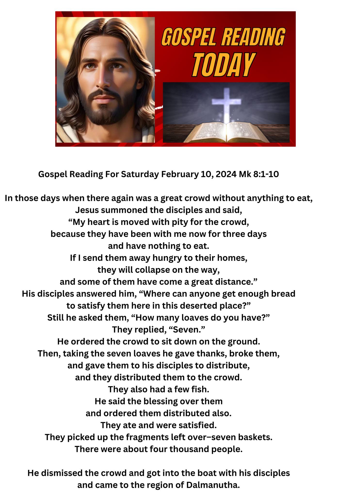Gospel Readings Daily | Dauis