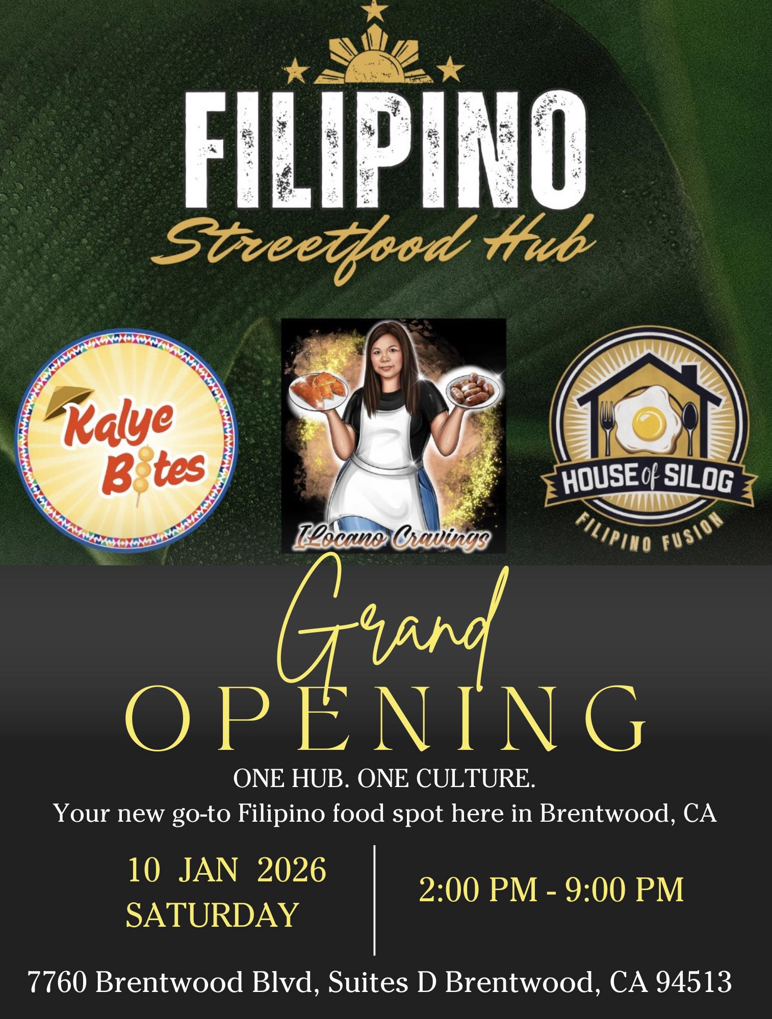 Filipino - 🎉 Our Grand Opening Is Almost Here! January 10, 2026 ...