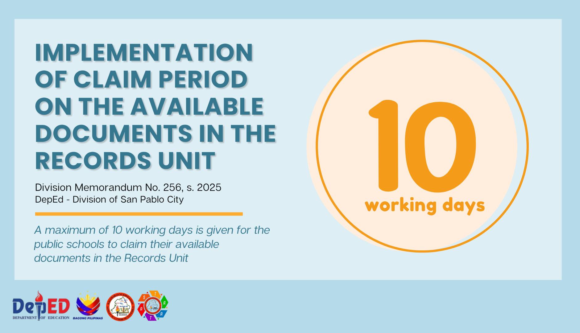 DepEd San Pablo - Records Unit