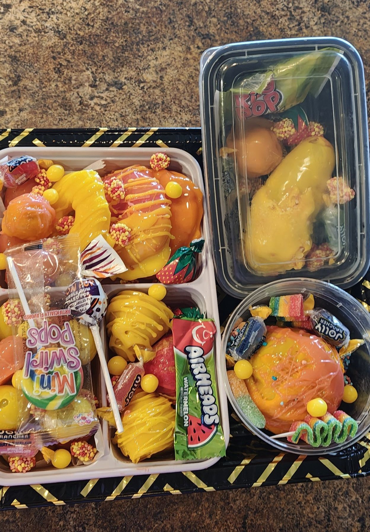 Quad City candy fruit sample trays available this weekend