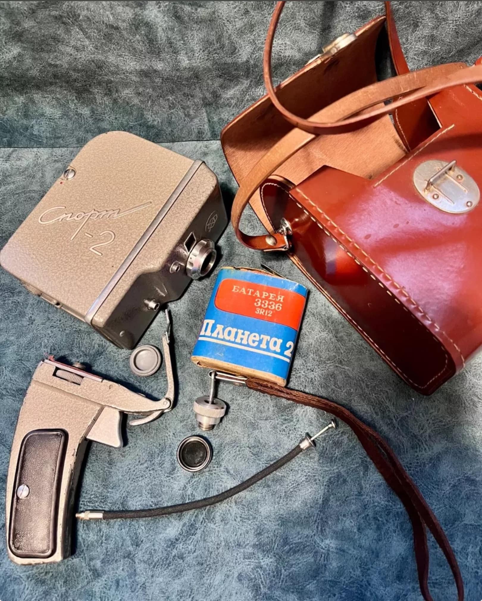 Vintage Soviet Lomo Sport-2 8mm movie camera