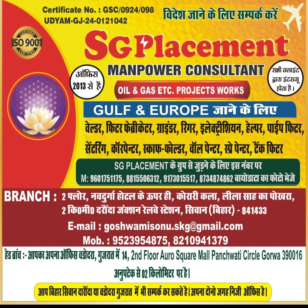 Sg placement Manpower Requirment cont on Reels