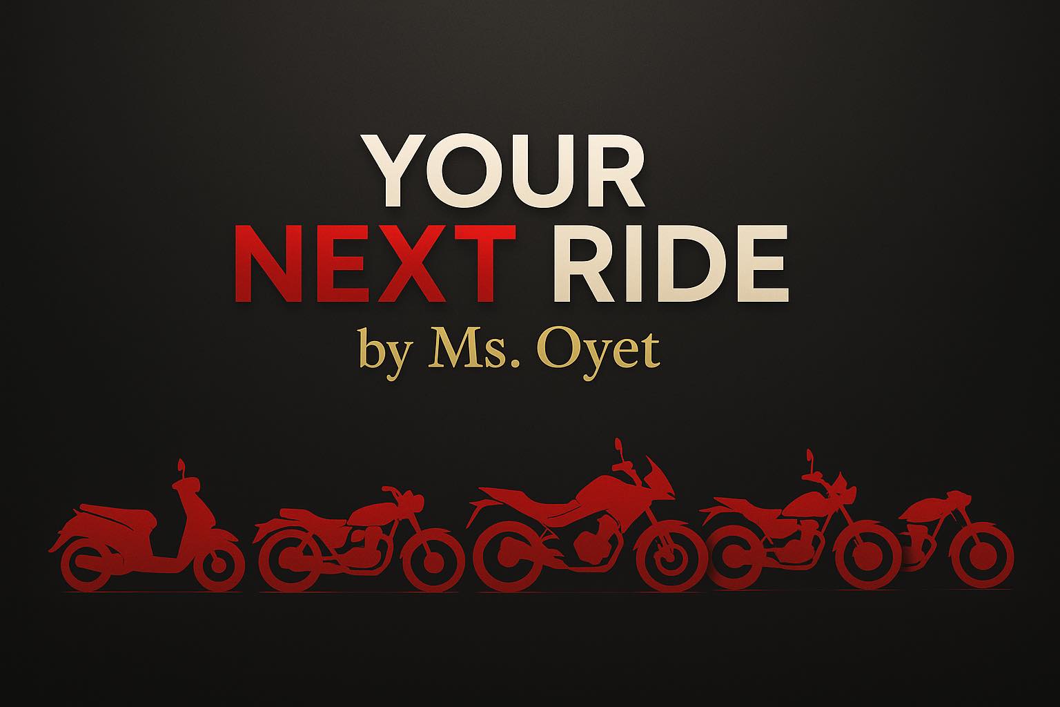 Your Next Ride by Ms. Oyet | Davao City