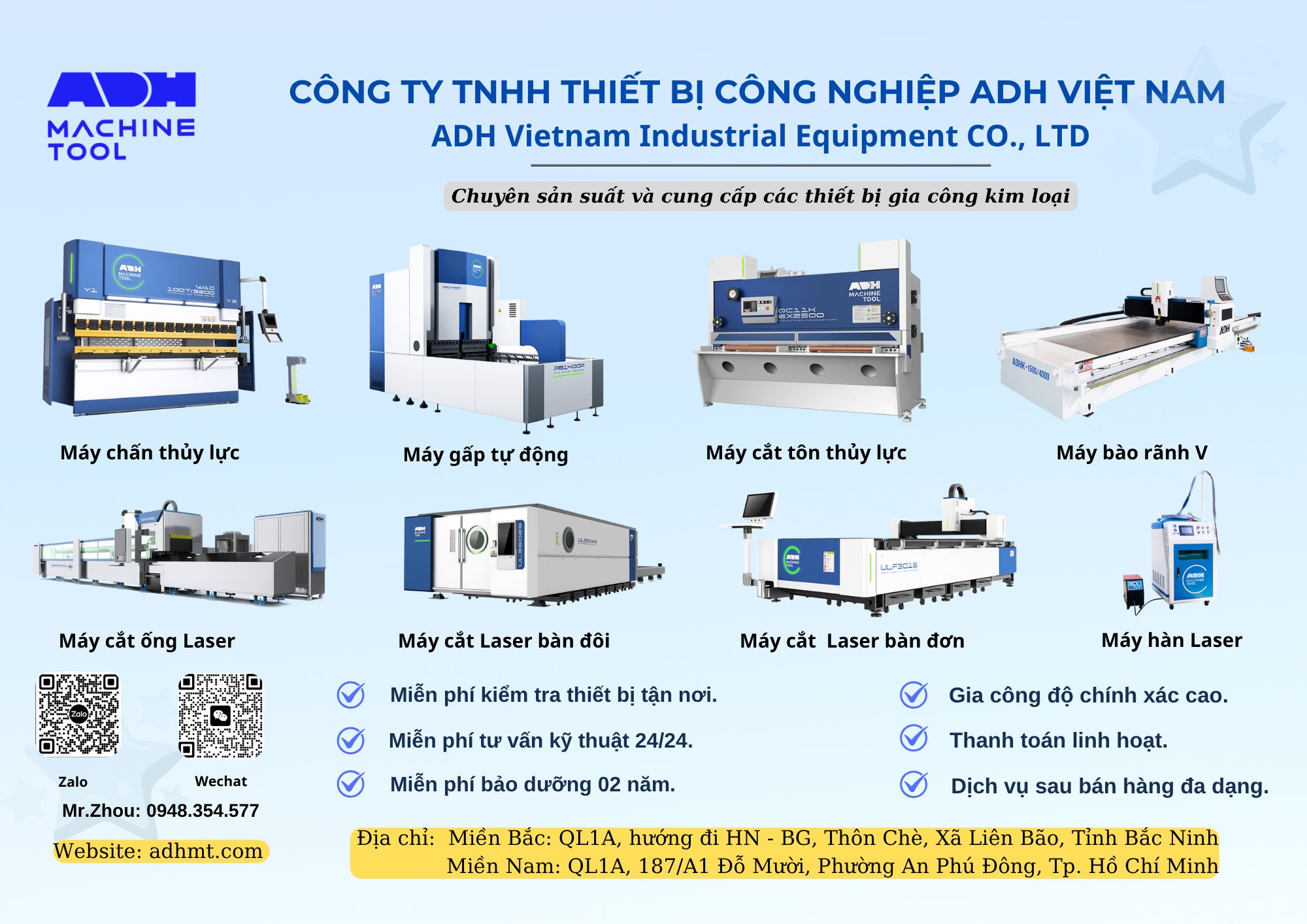 ADH Machine TOOL Miền Nam | Ho Chi Minh City