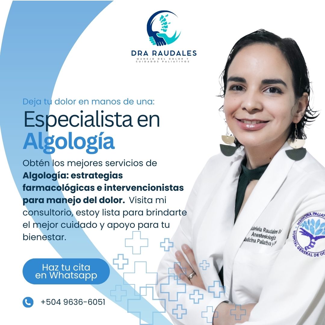 Descubre los... - Dra Raudales - Manejo del Dolor