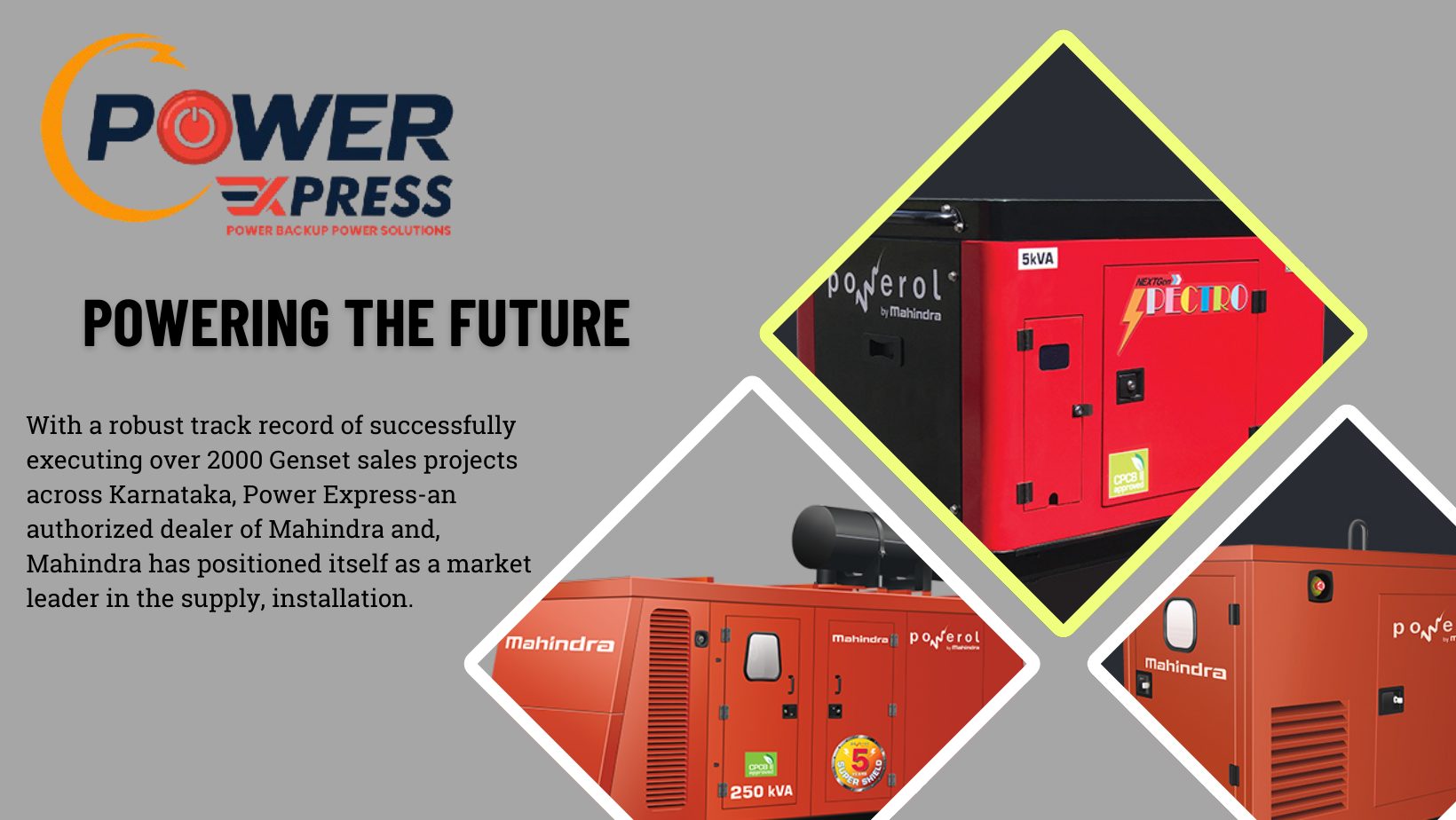 Power Express Generators | Bangalore