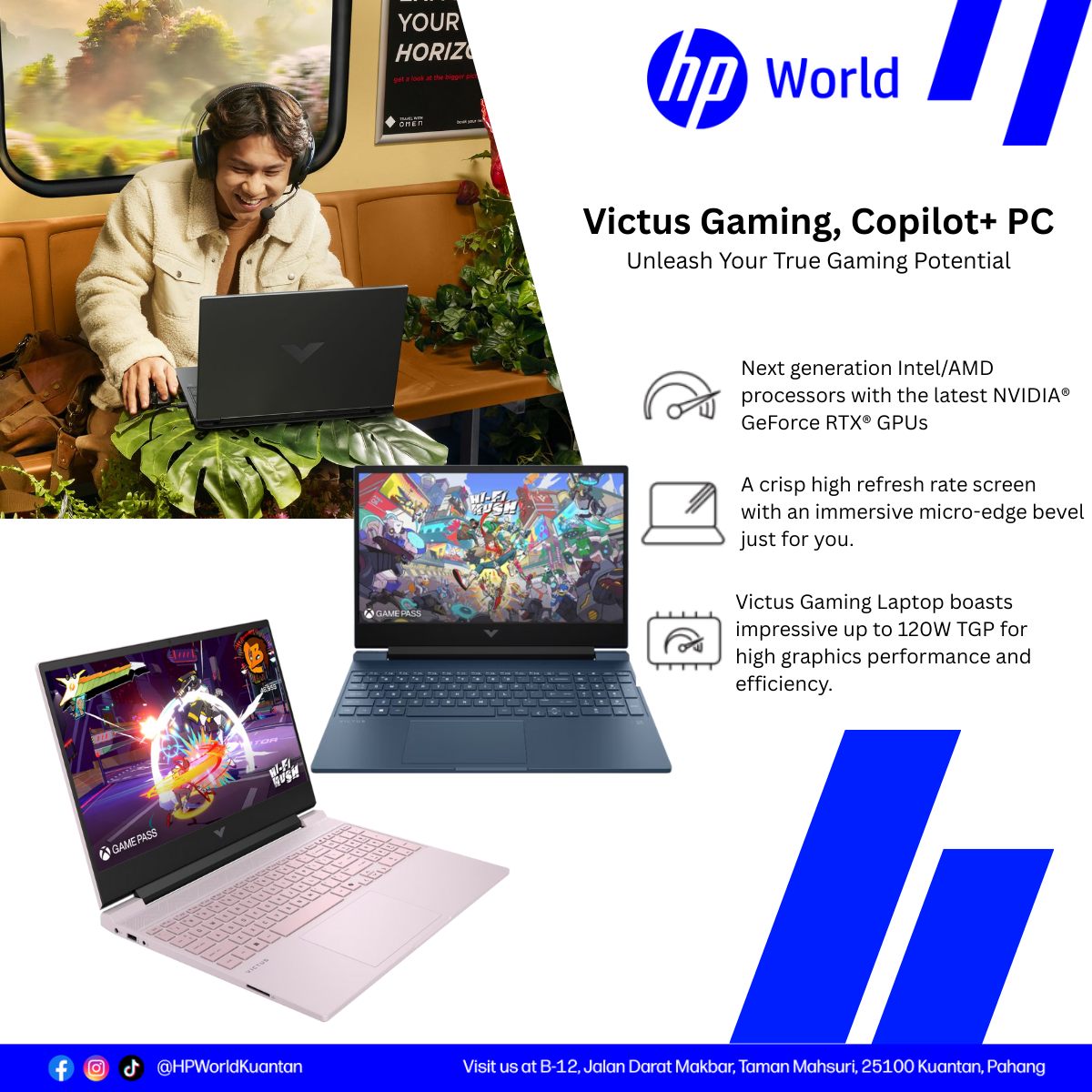 HP - 🎮 HP Victus Gaming Laptop Engineered for performance, precision ...